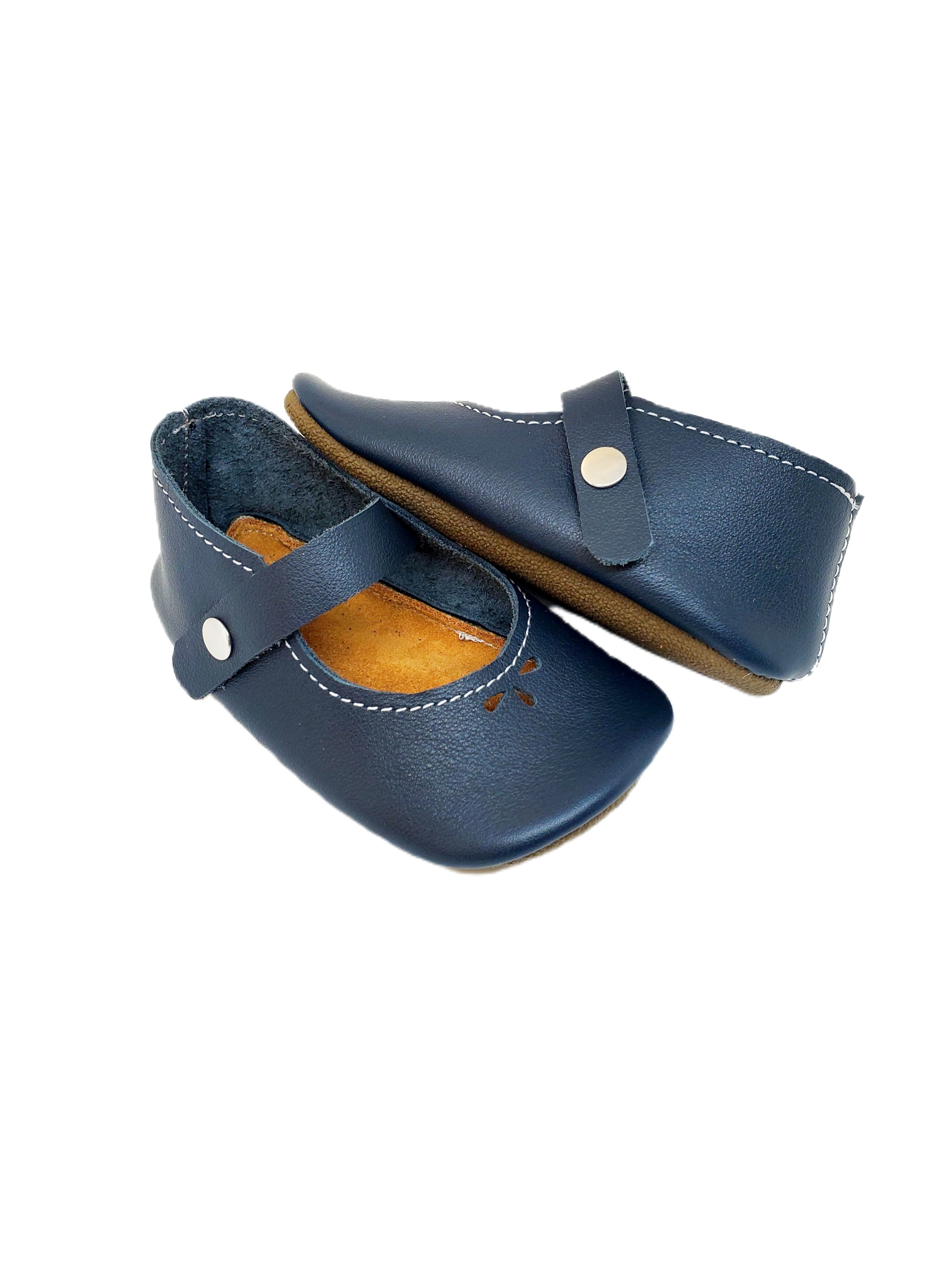 Navy Mary Janes