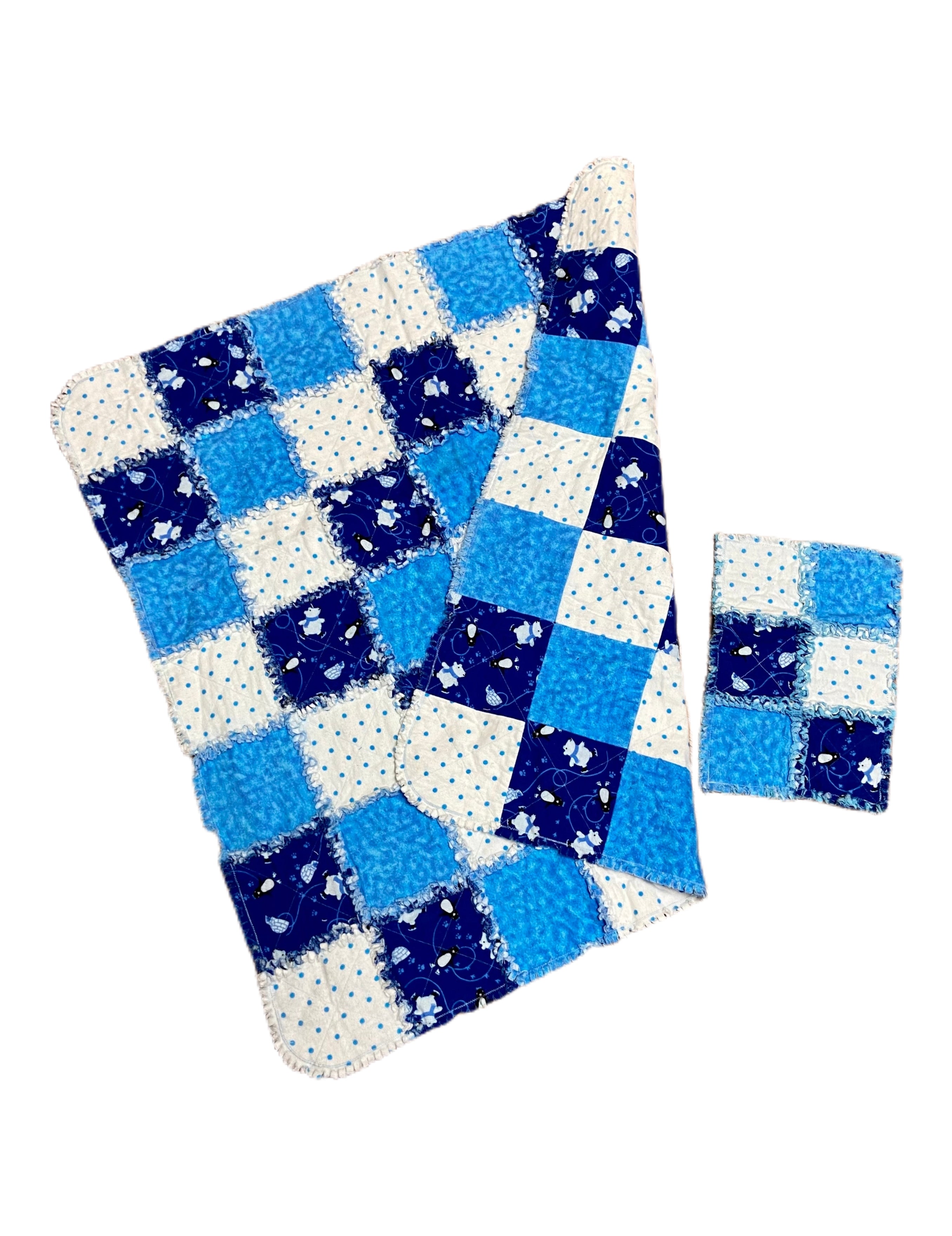 Polar Bear Cotton Rag Quilt