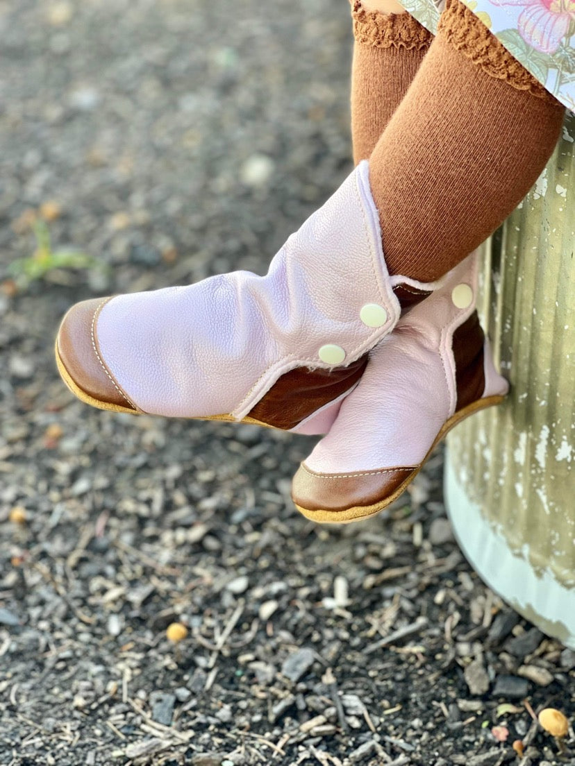 Pink Pearl & Gingerbread Sawyer Boot
