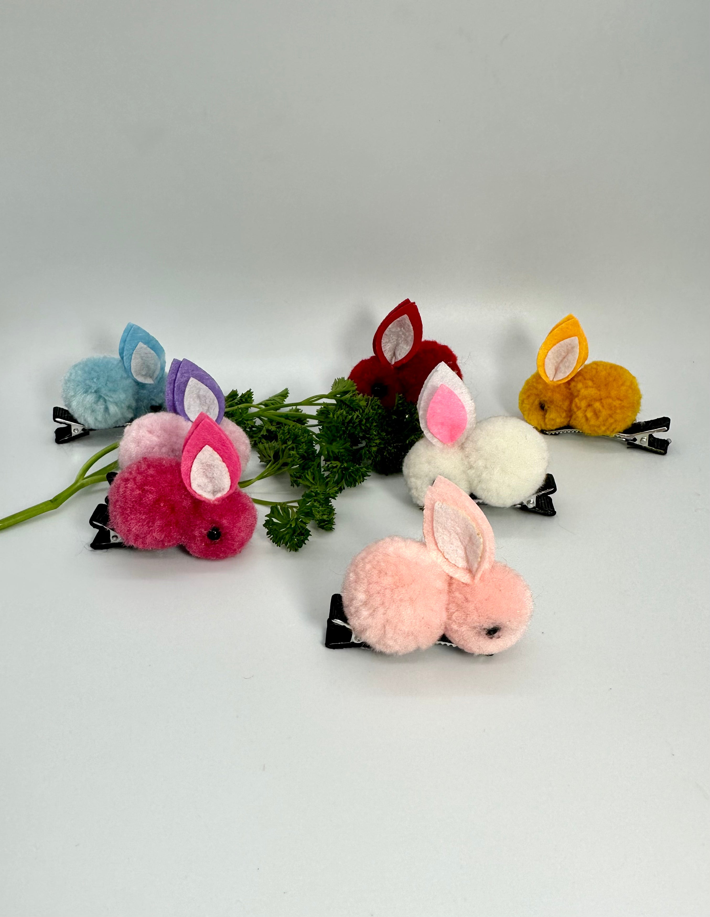 Baby Pink Bunny Hair Clip