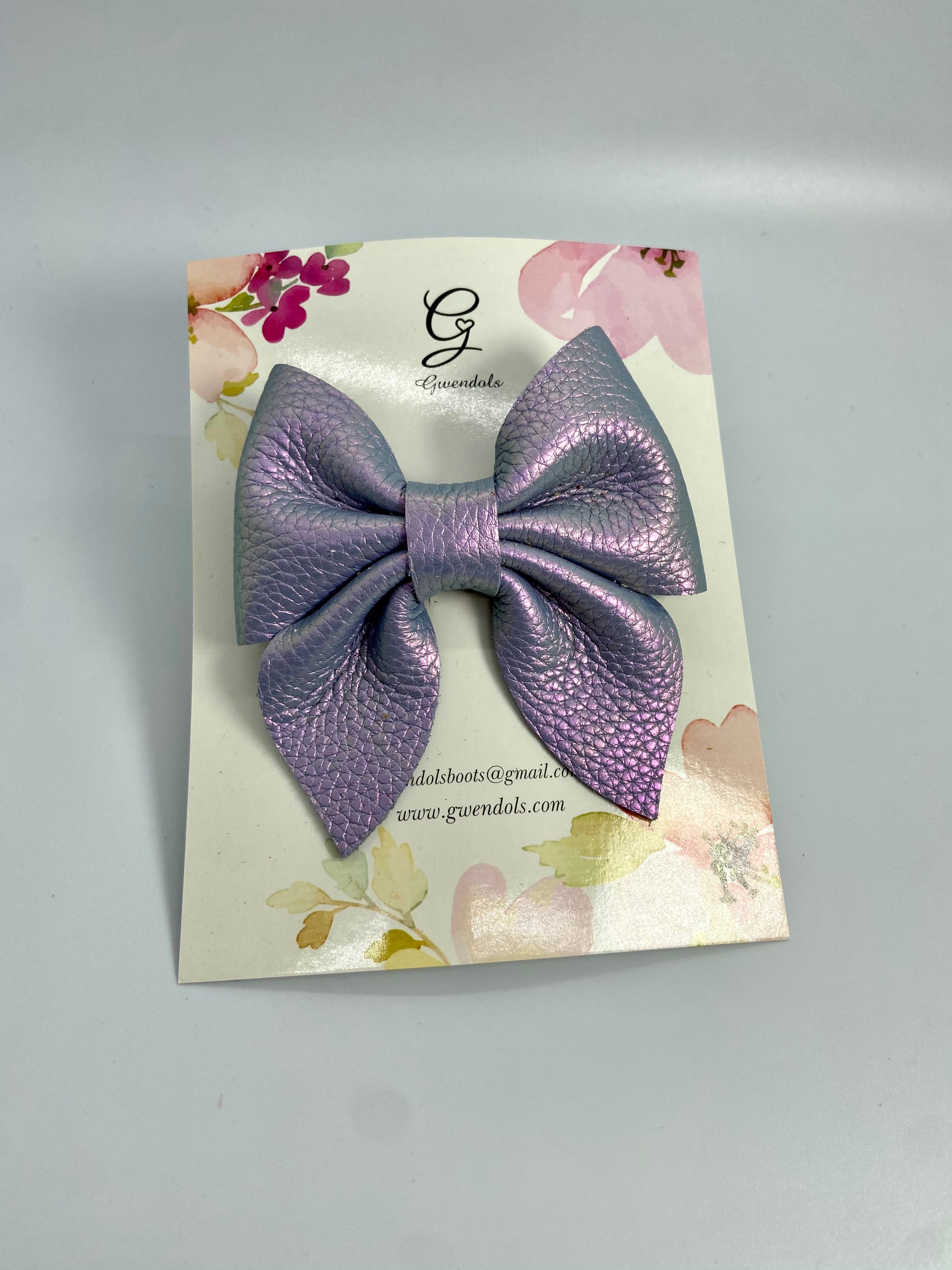 RTS Purple Iridescent Ladylike Bow