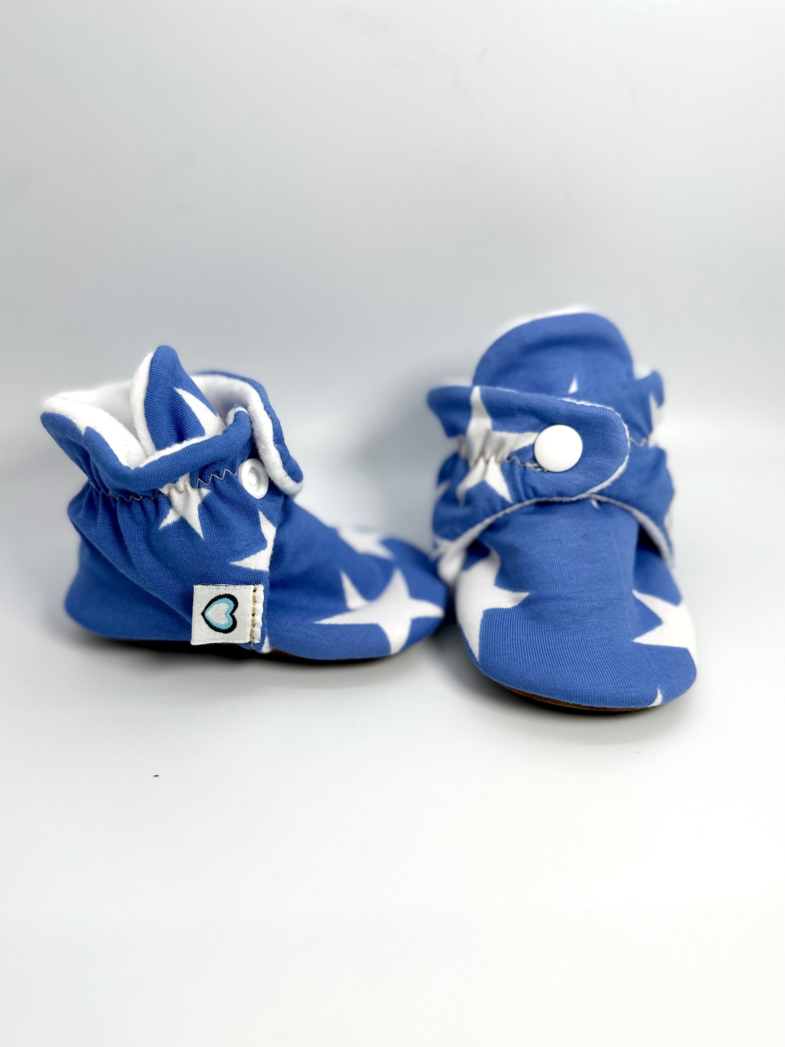 Blue Star Knit Booties