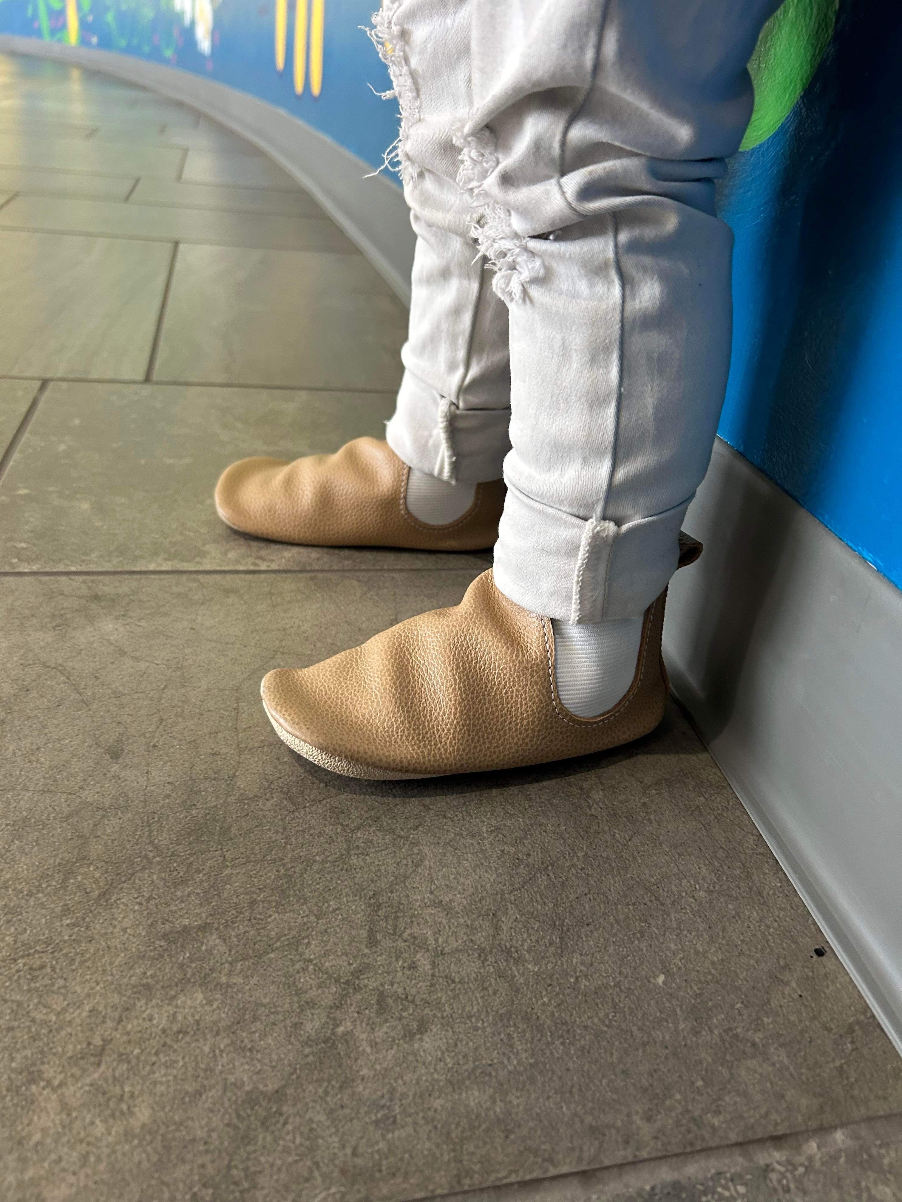 Latte Chelsea Boot