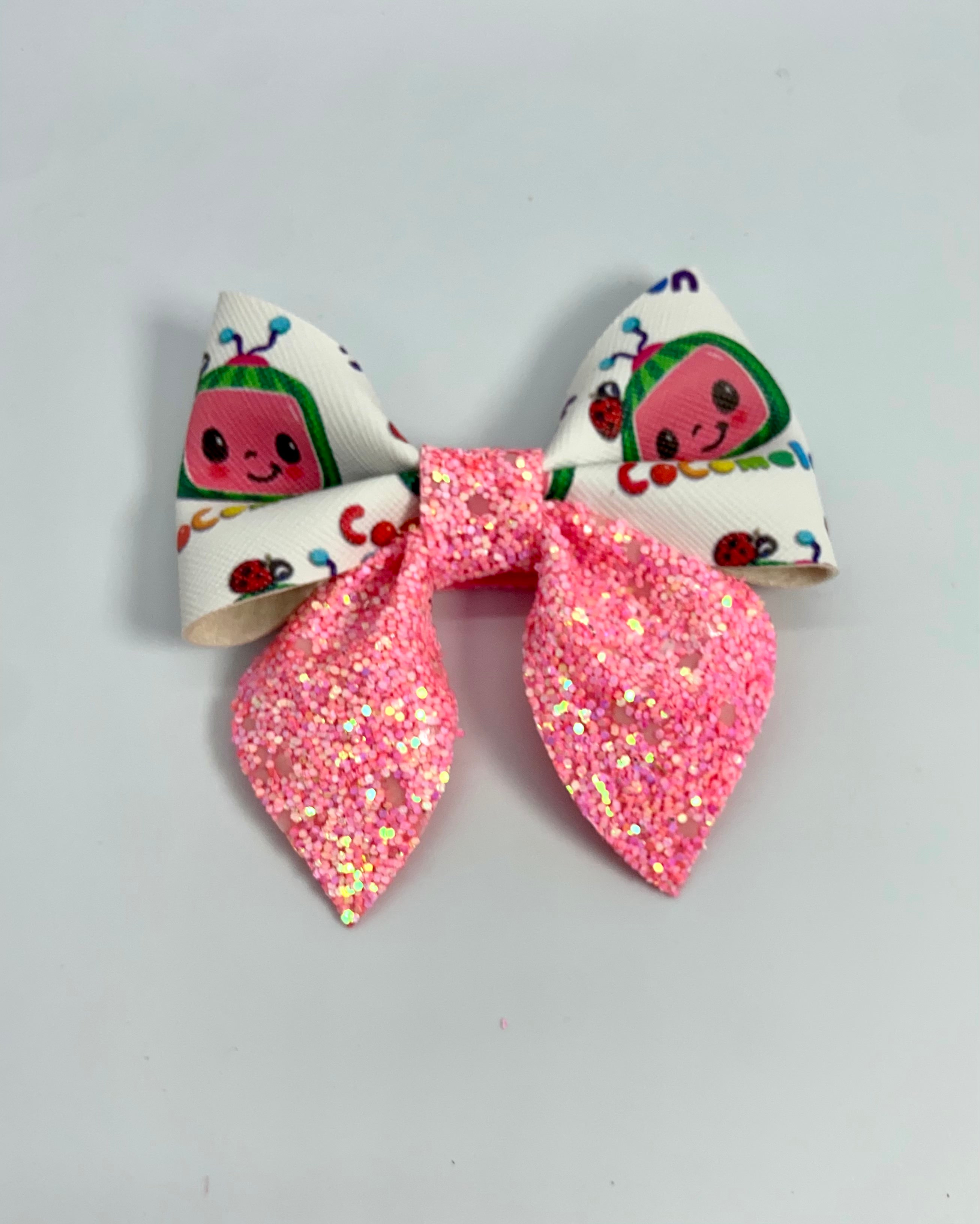 RTS Cocomelon Sparkle Ladylike Bow clip