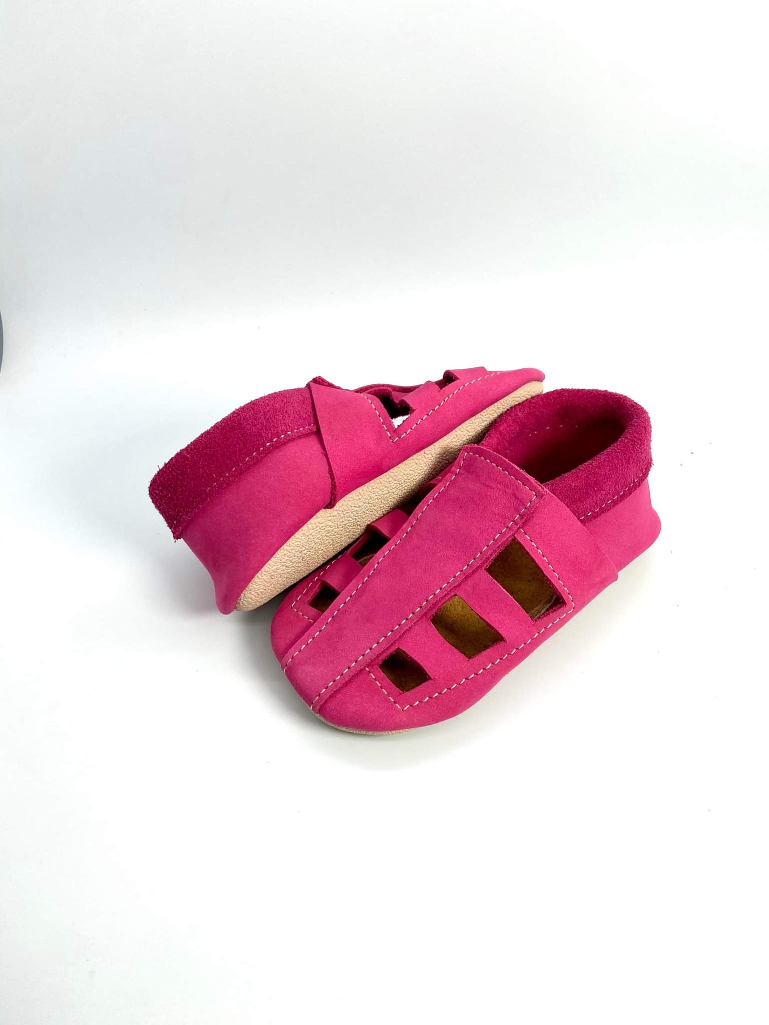 Hot Pink Nubuck Sandal Loafer